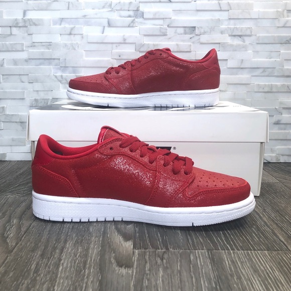 Nike Air Jordan 1 Low NS Gym Red & Gold WMNS AJ1 - Picture 2 of 12